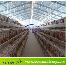 Sistema de alimentação de aves em gaiola de frango série Leon em grande promoção